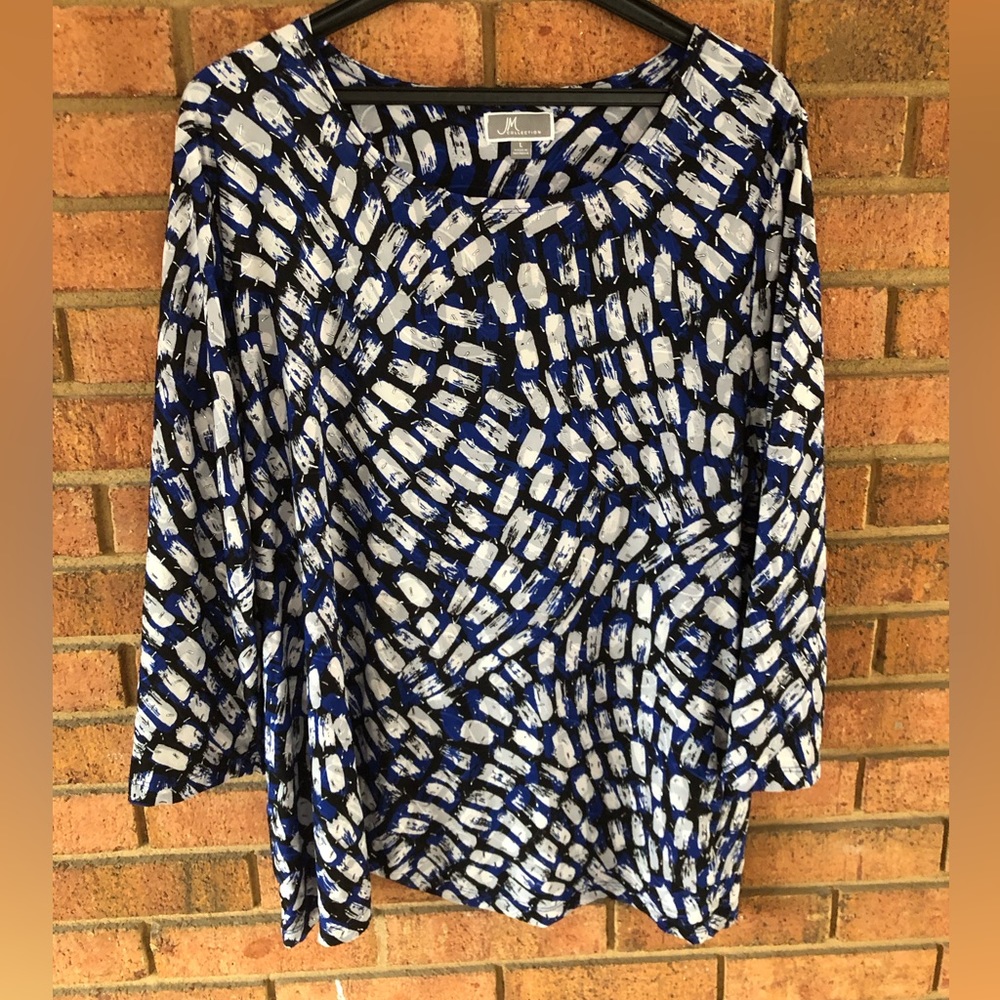 JM Collection Dressy Top Size Large